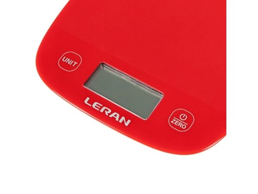 Весы кухонные LERAN EKS SIMPLE LINE RED